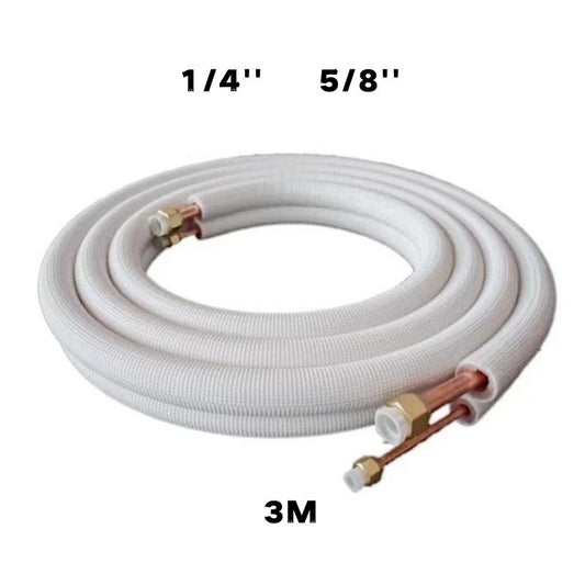 3M Air Conditioner Pair Coil Tube 1/4'' 5/8'' Insulated Copper Pipes