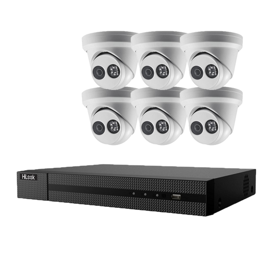 Hikvision Hilook 6 x 6MP Turret Kit with 8CH NVR