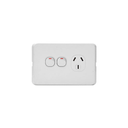 Single Power Point with Extra Switch 10A - RS314 - Star Sparky Direct