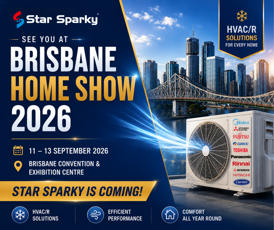 Meet Star Sparky at the Brisbane Home Show 2026 – Exclusive Air Conditioning Deals & Giveaways!