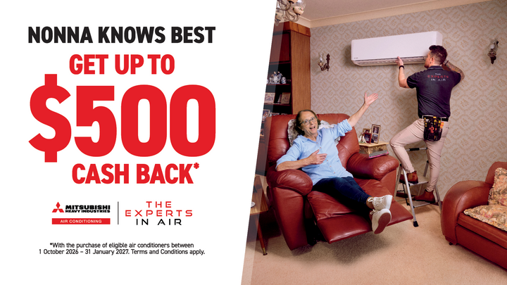 2026 Winter Comfort and Savings: Mitsubishi Heavy Industries Cash back