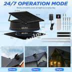 AUTORY | Solar Roof Ventilation Fan | Wireless Power with Remote Control