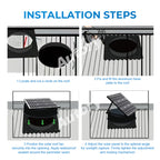 AUTORY | Solar Roof Ventilation Fan | Wireless Power with Remote Control