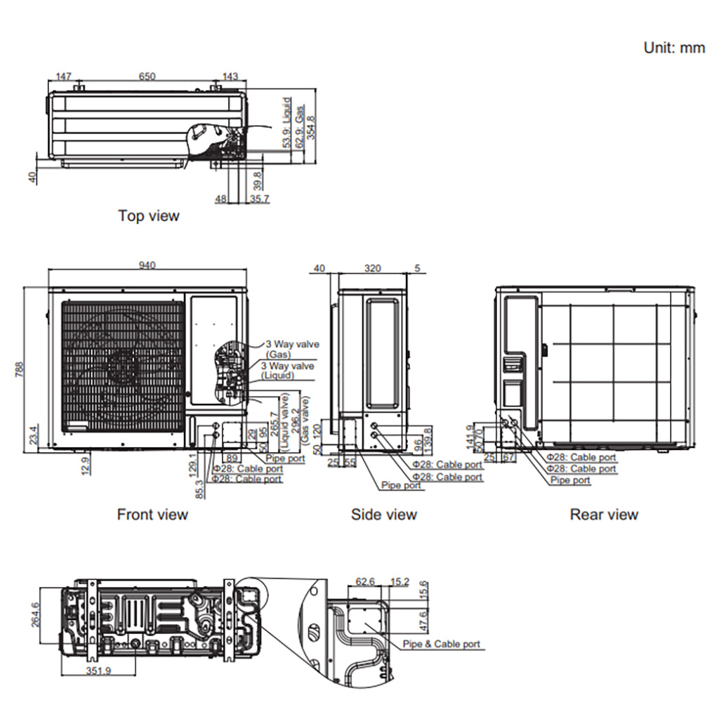 8.5kW | Fujitsu | Comfort Series | Split System