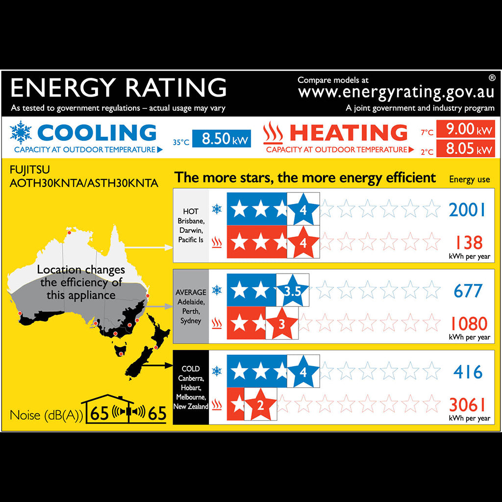 8.5kW | Fujitsu | Comfort Series | Split System
