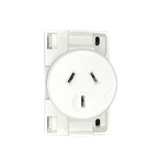 Surface Socket Quick Connect Plug Base 10A