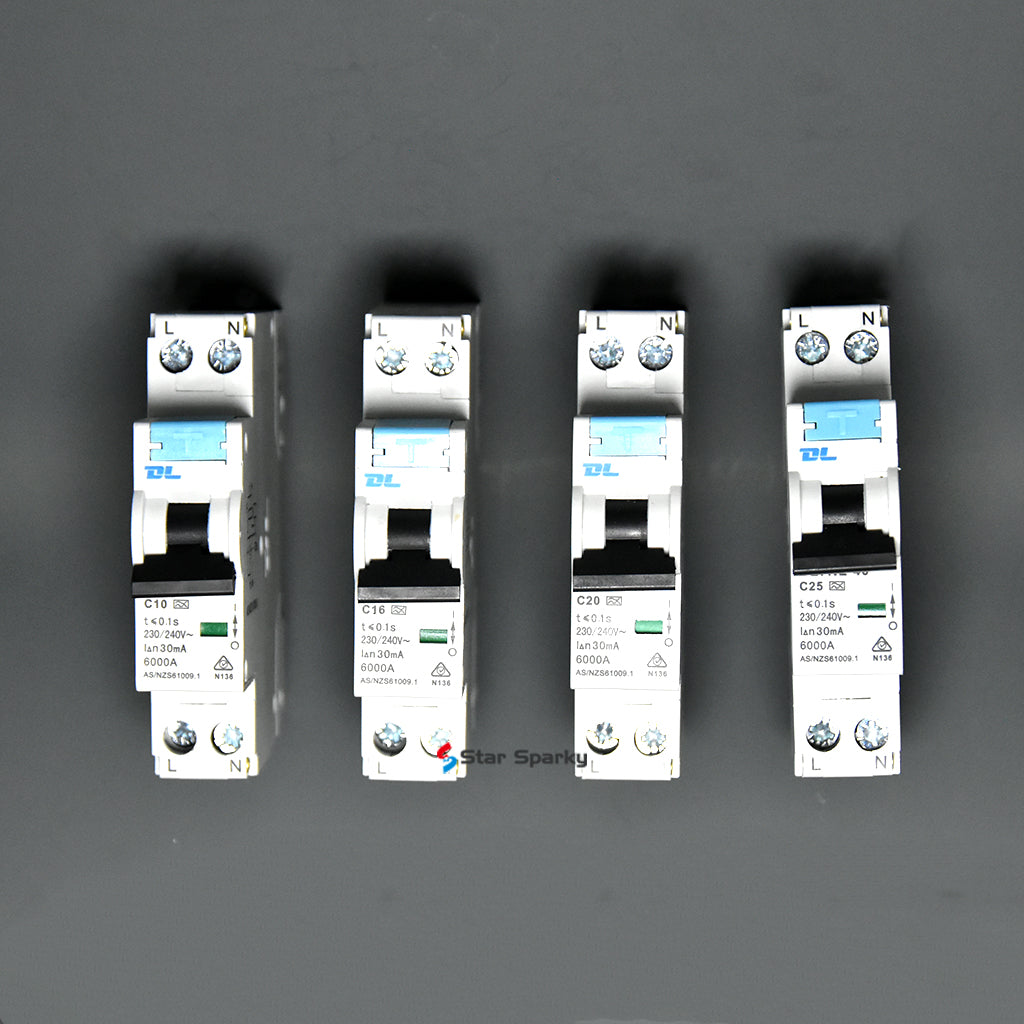 A Type Single pole RCBO 6KA Star Sparky Direct