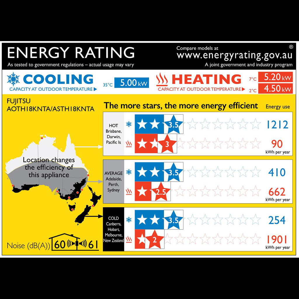 5.0kW | Fujitsu | Comfort Series | Split System