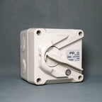 Lockable Mini Weather Protected Isolator Switch 2 Pole 20A Star Sparky Direct