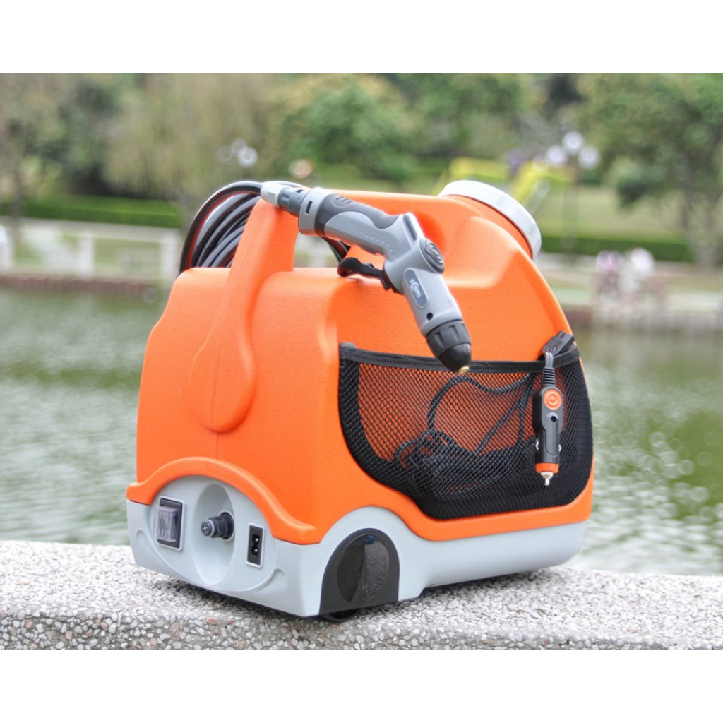 Portable Water Pressure AirCon/Car Cleaner - Rechargeable Battery torch 15L 12V