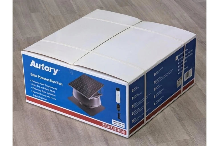 320mm Solar Roof Ventilation Fan, Hybrid Solar & Wireless Power with Remote Control