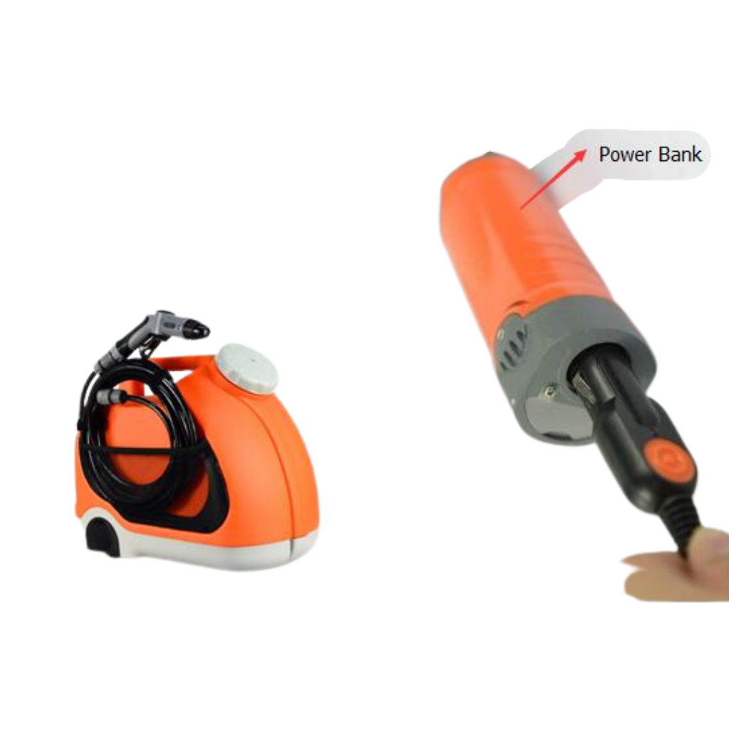 Portable Water Pressure AirCon/Car Cleaner - Rechargeable Battery torch 15L 12V