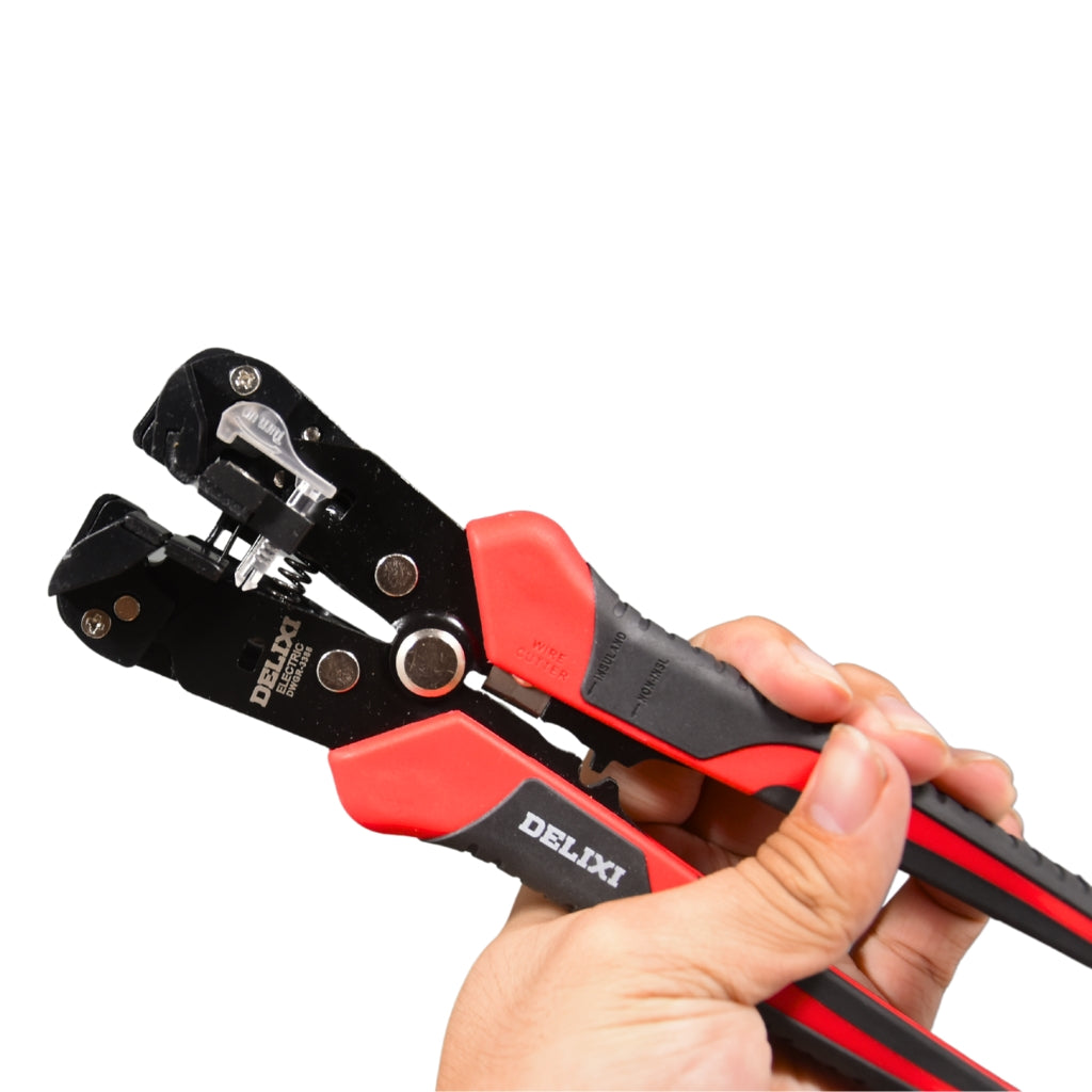 WIRE STRIPPER | CUTTER & CRIMPER | SELF-ADJUSTING | 0.2-2mm