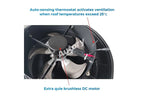 320mm Solar Roof Ventilation Fan, Hybrid Solar & Wireless Power with Remote Control