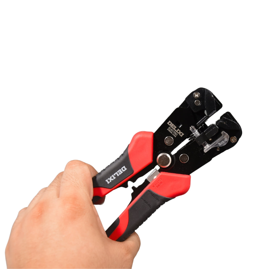 WIRE STRIPPER | CUTTER & CRIMPER | SELF-ADJUSTING | 0.2-2mm