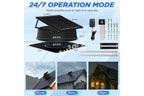 320mm Solar Roof Ventilation Fan, Hybrid Solar & Wireless Power with Remote Control