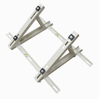Air Conditioner Sloping Roof Mounting Bracket Powder-Coated - 1 Carton (4 Sets)