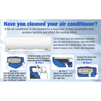 Attention needed for your air conditioner instruction