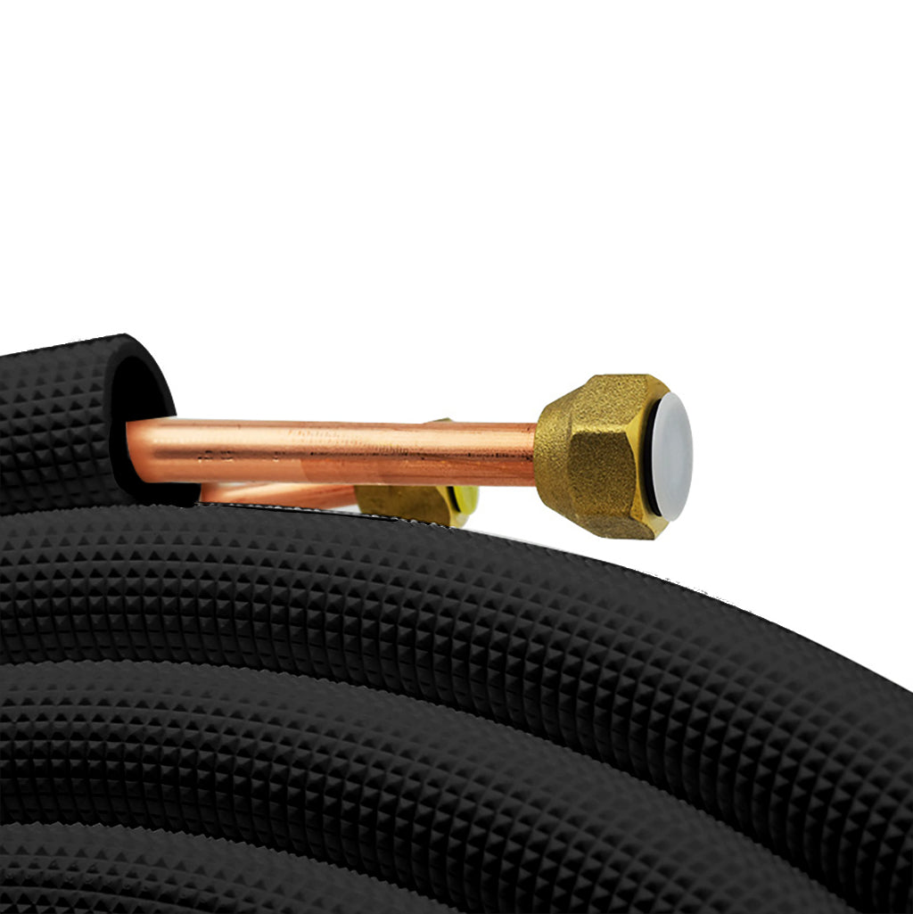 3M/5M Air Conditioner Pair Coil Tube 1/4'' 1/2'' Insulated Copper Pipes 6