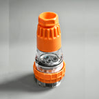 5 Round Pin 50AMP Weatherproof Straight Plug Star Sparky