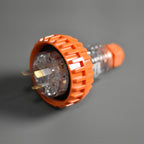 3 Pin 15A Weatherproof Male Plug Orange Star Sparky