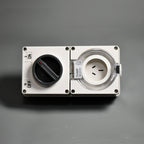 3 Pin 15A Weatherproof Combination Switched Socket