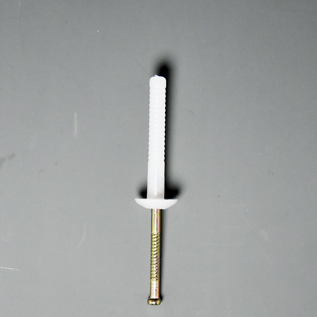 100 Pcs x Nail in plug round head Anchor Knock-in - Star Sparky Direct