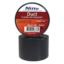 Load image into Gallery viewer, Nitto Lead Free Flame Retardant PVC Duct Tape 4 Rolls