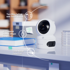 H7c Dual | 4MP | 2K+ | Dual-Lens Pan & Tilt Wi-Fi Camera | EZVIZ|