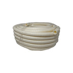 Insulated Drain Pipe | 19mm x 20M | Creamy White Star Sparky  Direct