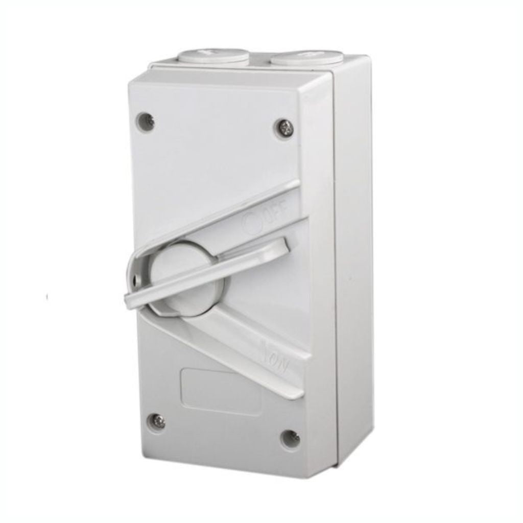 1 Phase 20A Weatherproof Isolator Switch - Star Sparky Direct
