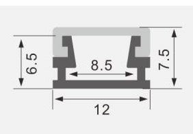 3m Project LED Strip & Extrusion Kit Aluminium Channel-PICK UP ONLY