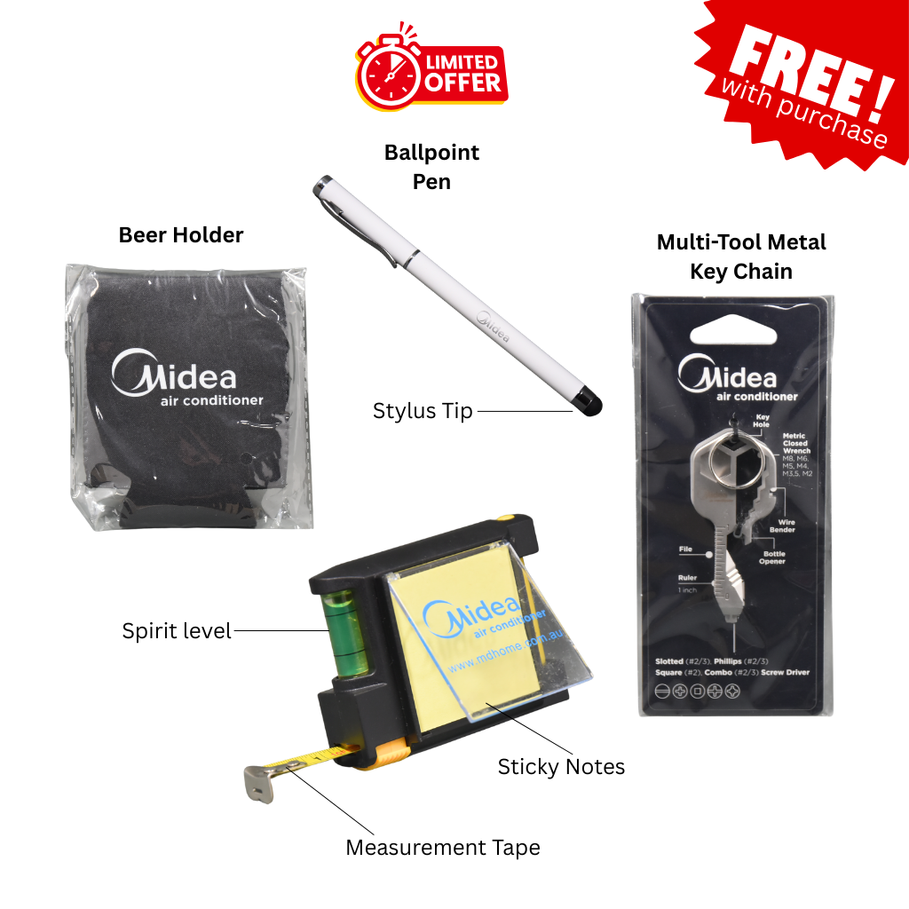 Midea | 3.5kW | Gaia Wall | Split System Air Conditioner | R32