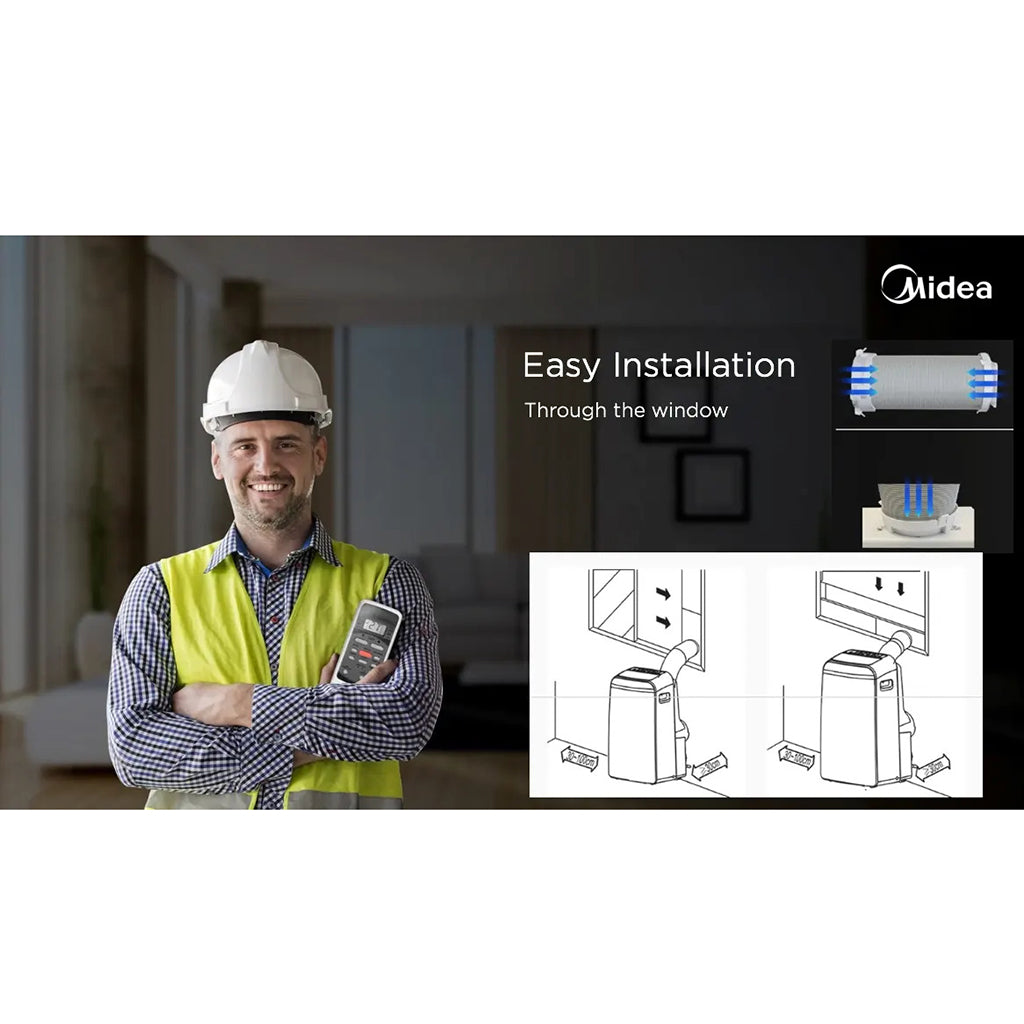 Midea | Portable Air Conditioner 3.3kw/ 4.0kW