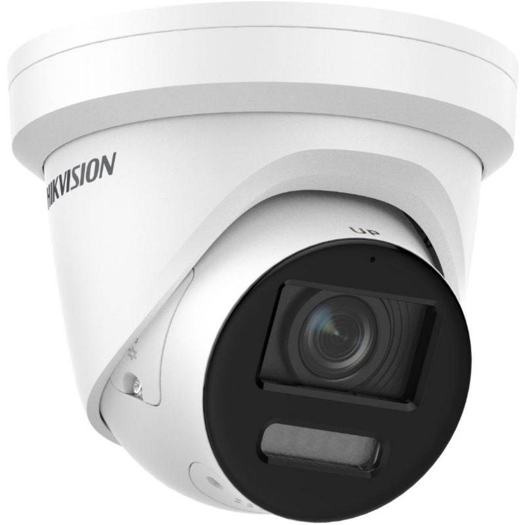 Hikvision DS-2CD2387G2-LSU/SL 8 MP ColorVu Strobe Light and Audible Warning Fixed Turret Network Camera