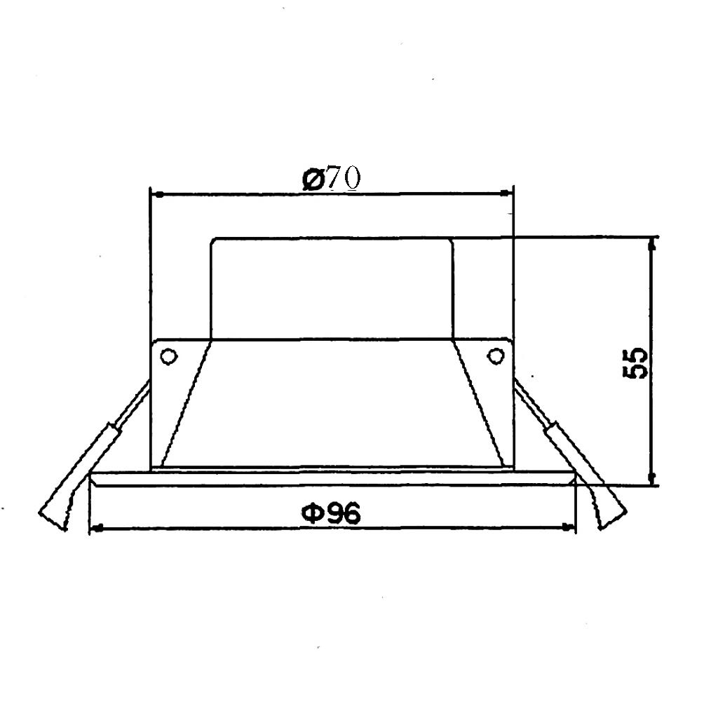 RuiGuo Single Colour LED Downlight Warm White/Natural White/Cool White