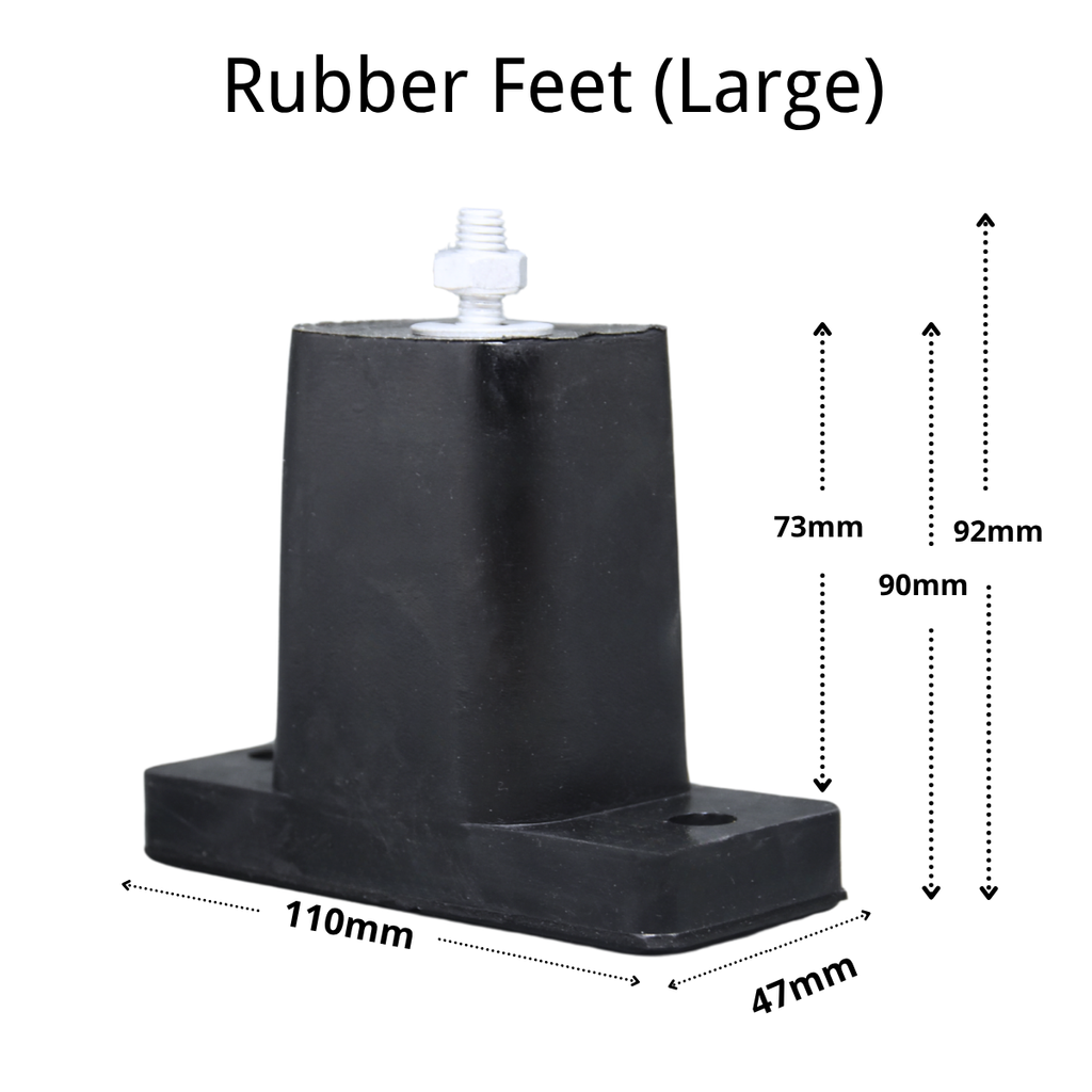 Air conditioner Anti-Vibration Rubber Feet Mountings (large)- Star Sparky Direct