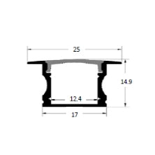 2m Project LED Strip & Extrusion Kit Aluminium Channel-PICK UP ONLY