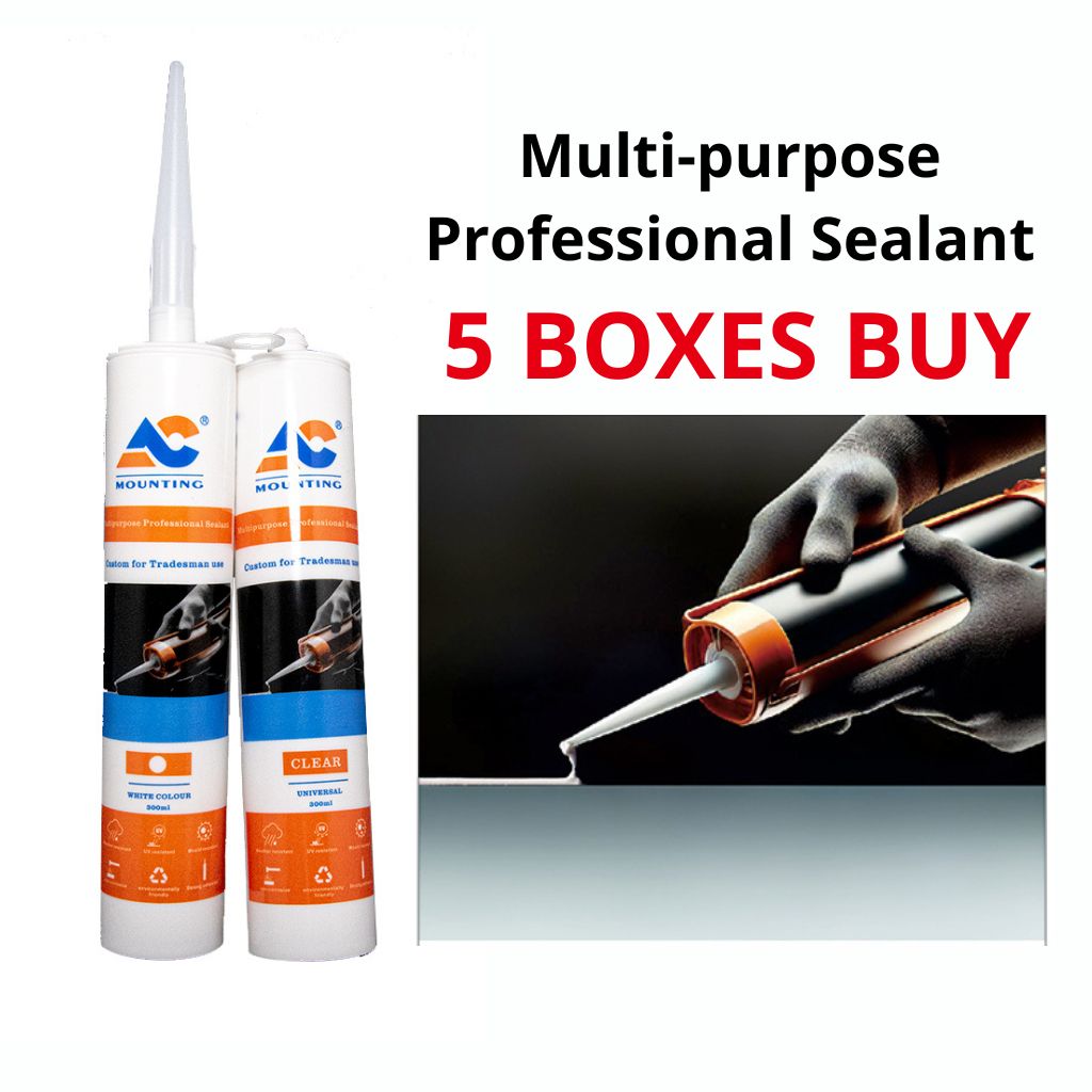 5 Boxes Buy | Multi-purpose Professional Sealant | 300ML | Mould Resistant