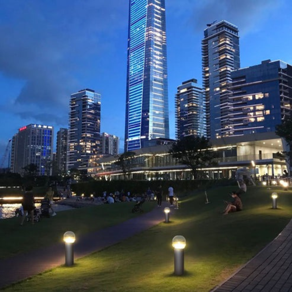 Solar Bollard LED Light Outdoor Smart Good Quality Garden Solar Commercial Lights