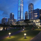 Solar Bollard LED Light Outdoor Smart Good Quality Garden Solar Commercial Lights