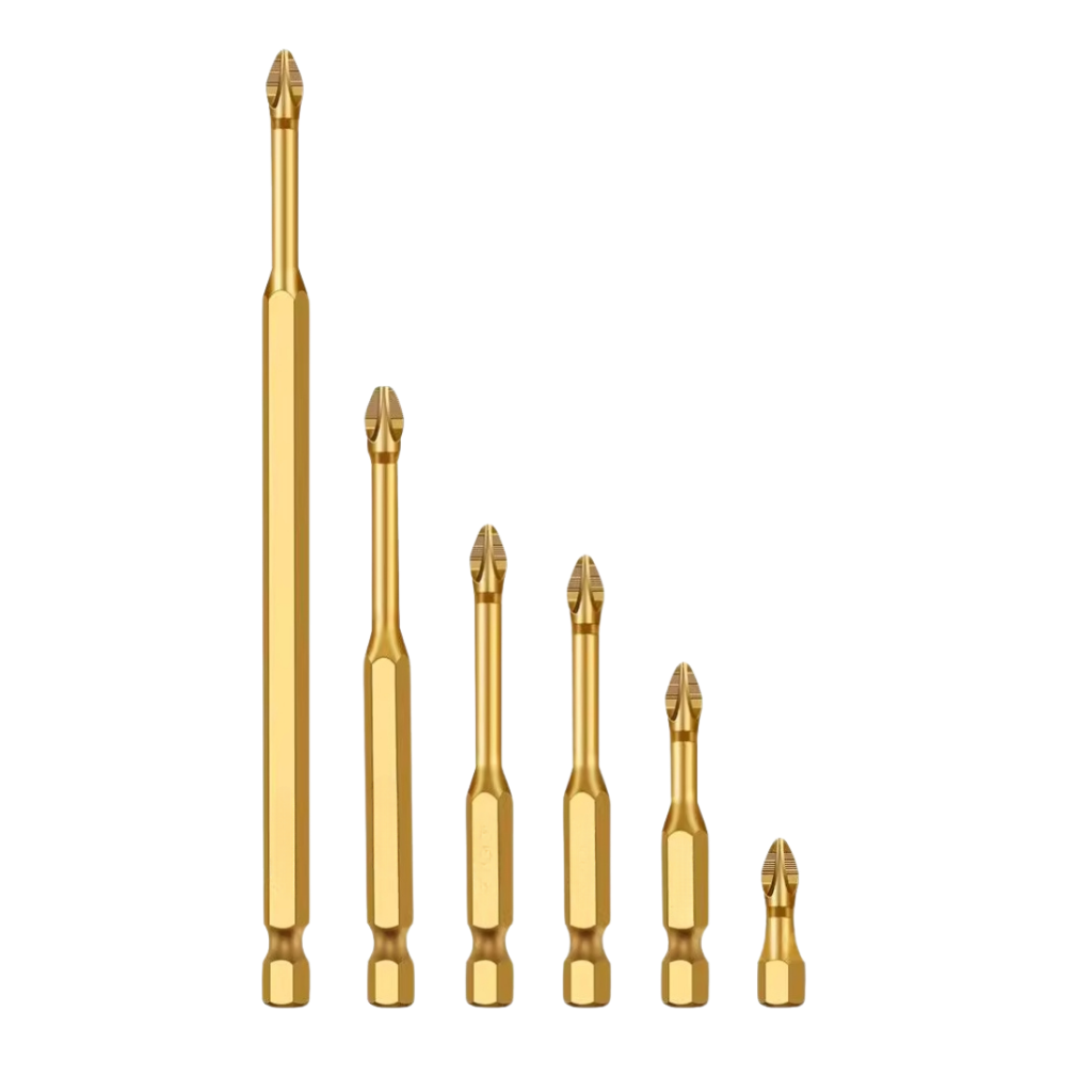 Gold Anti-Slip Magnetic Drill Bit