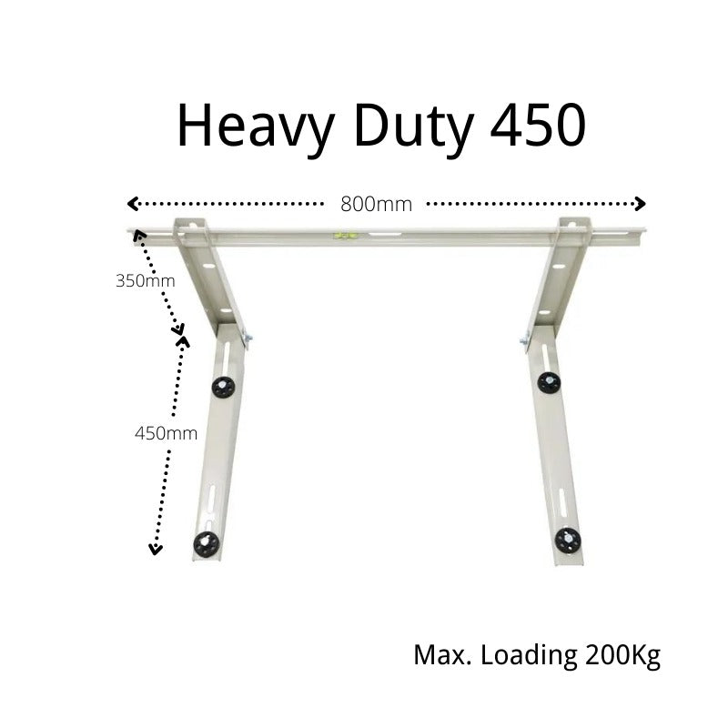 Air Conditioner Wall Bracket 450mm | HD | Max 200kg-Bulk Purchase