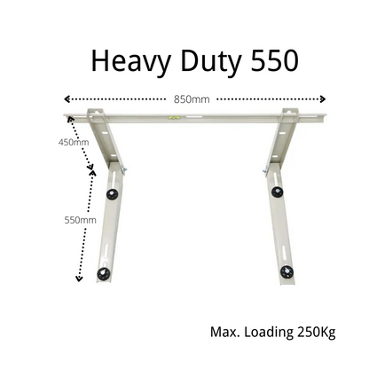 Air Conditioner Wall Bracket 550mm Heavy Duty, Max 250kg