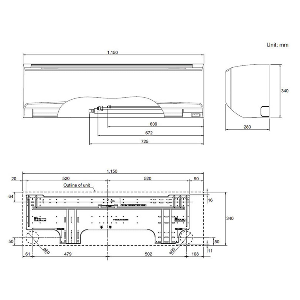 8.5kW | Fujitsu | Lifestyle Next Range Series | Split System