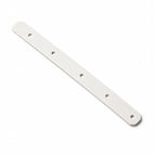 White Metal Strip with 5 pre-drilled mounting holes