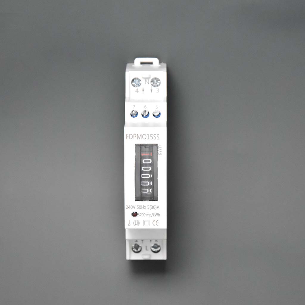 Single Phase Electricity kWh Sub Meter 30Amp
