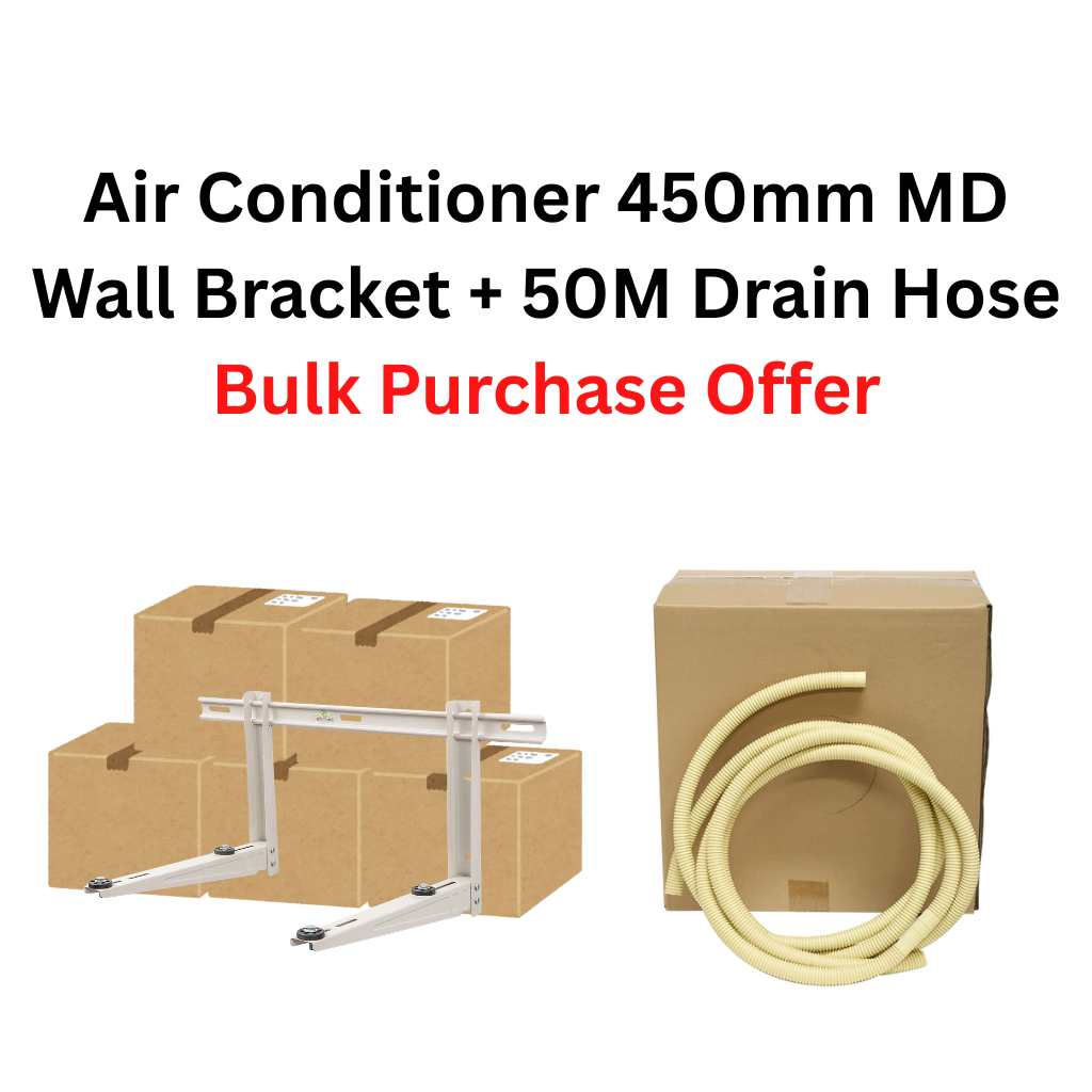 5 Boxes Air Conditioner Wall Bracket with Free box of Drain Hose
