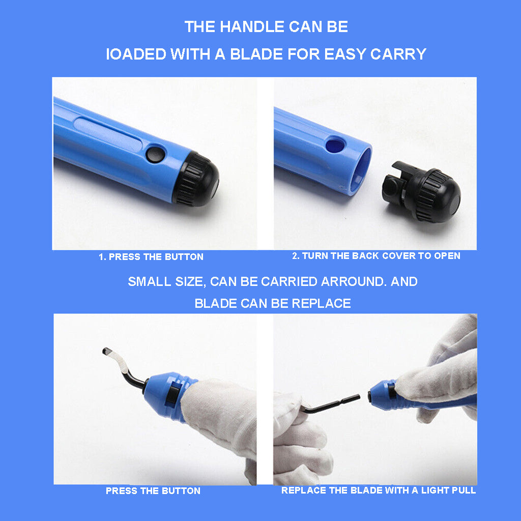 Deburring Tool Kit with 10pcs Extra Blades