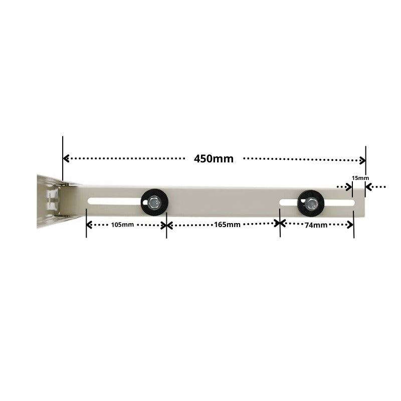 Air Conditioner Wall Bracket 450mm | HD | Max 200kg-Bulk Purchase